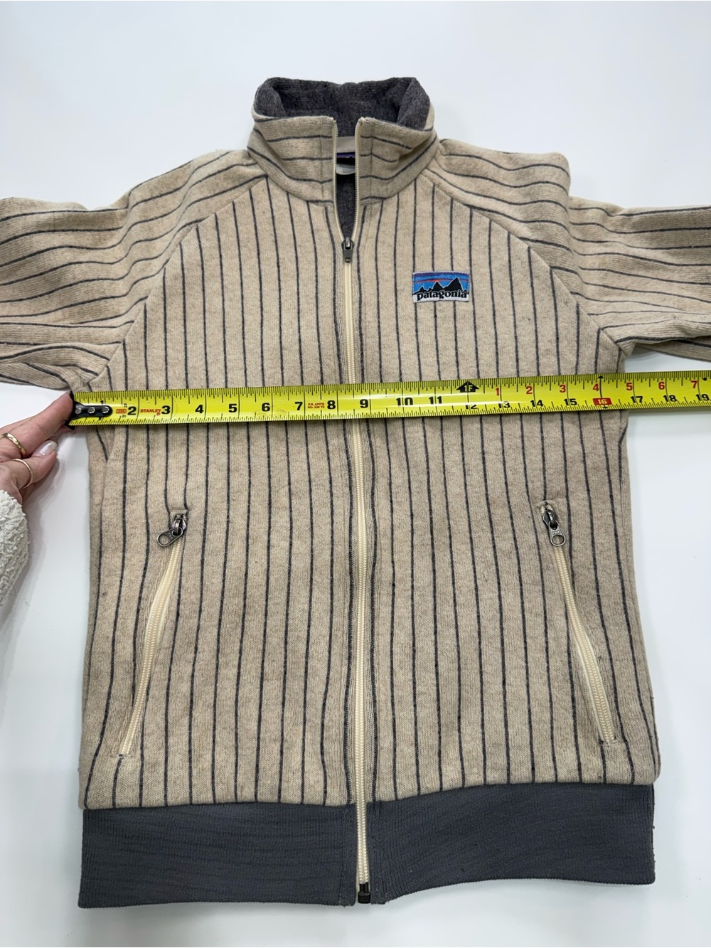 Patagonia Quilt Again Wool Blend Zip-Up Jacket - Picture 4 of 9
